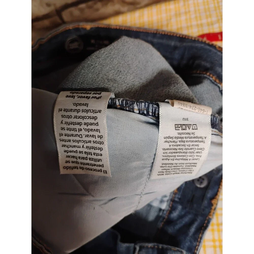 Wonder Nation Size XL Girls Denim Skirt Distressed (14-16)